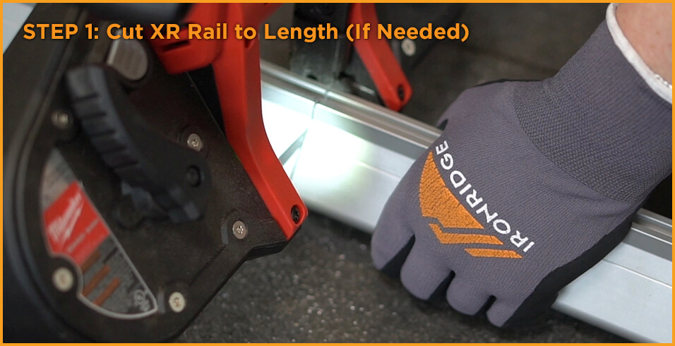 Step 1 - Cut Rail