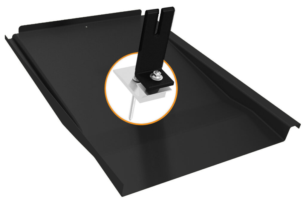 KO Tile with a black flashing