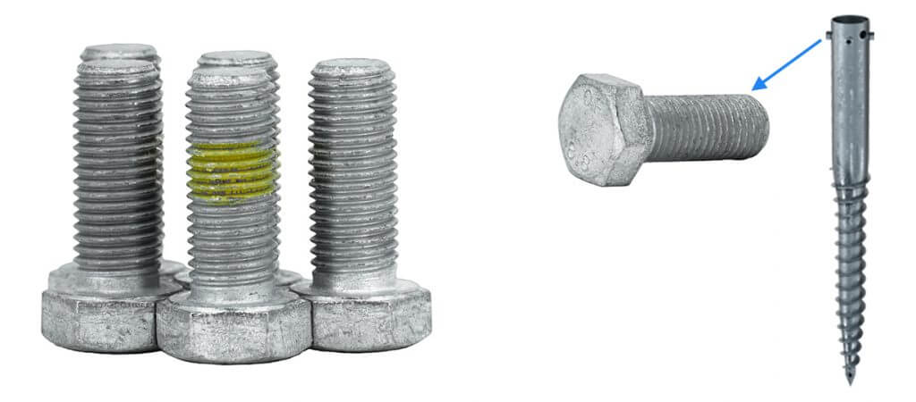 Ground Mount Hex-Head Set Screws