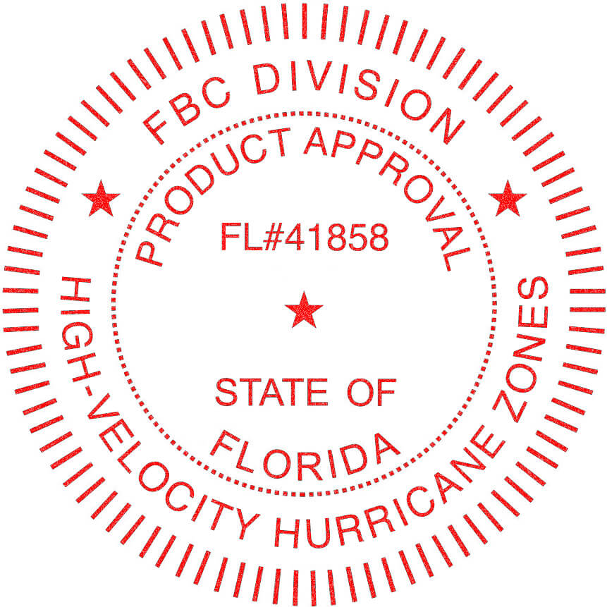 Florida Product Approval Stamp