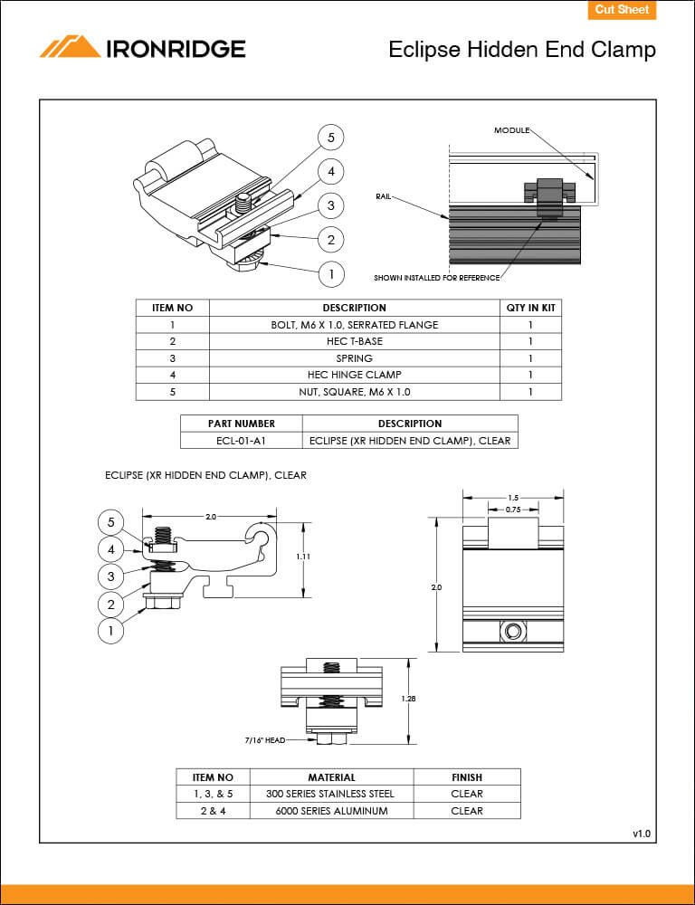 Eclipse Cut Sheet